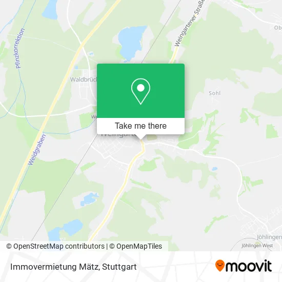 Карта Immovermietung Mätz