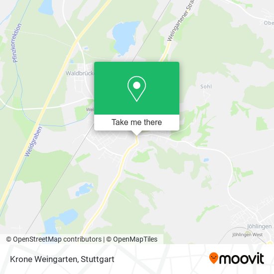 Krone Weingarten map