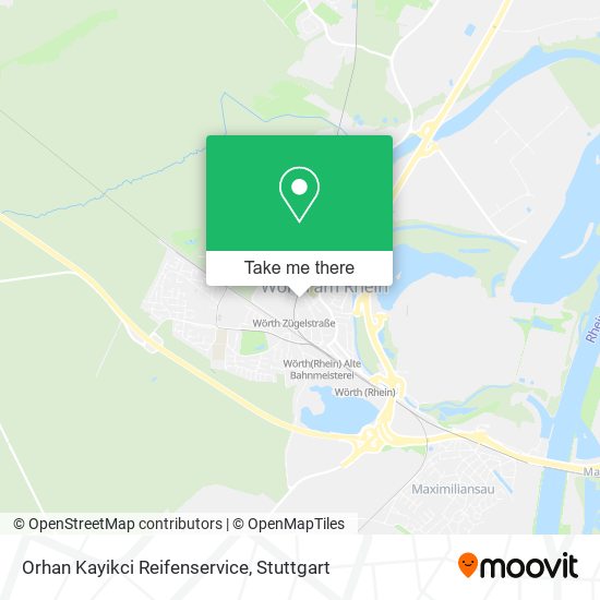 Orhan Kayikci Reifenservice map