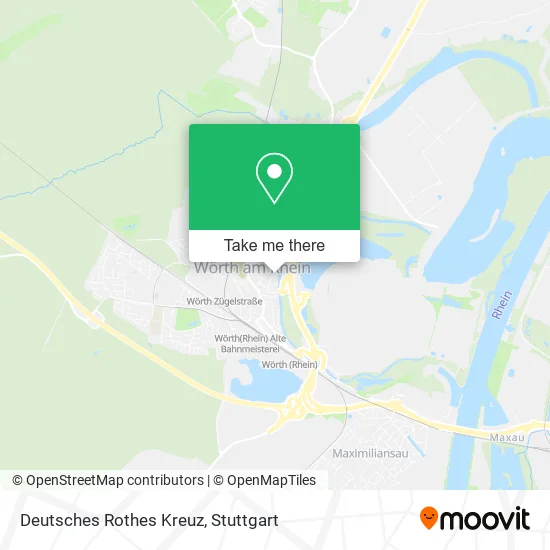 Карта Deutsches Rothes Kreuz