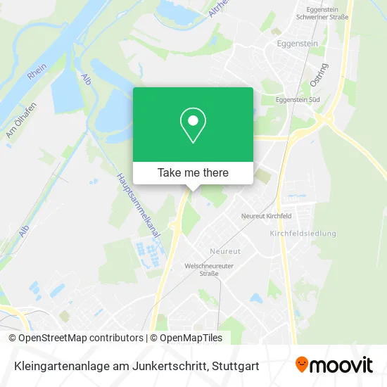 Карта Kleingartenanlage am Junkertschritt