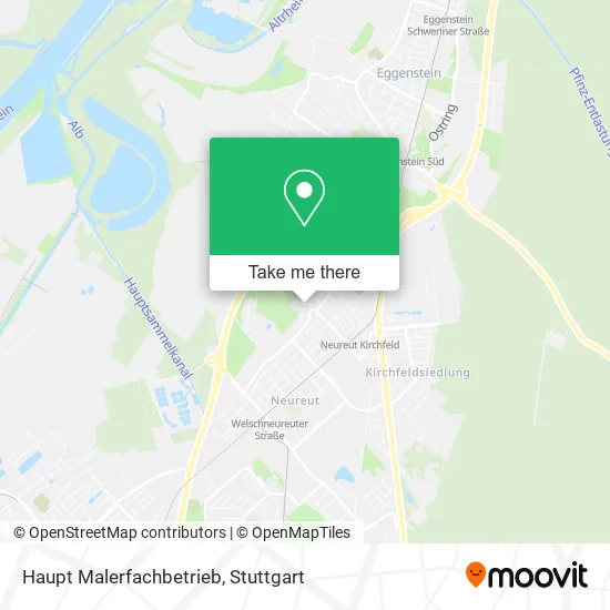 Карта Haupt Malerfachbetrieb