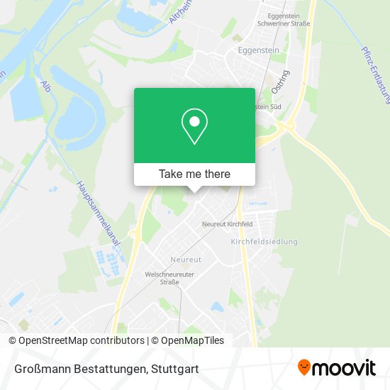Großmann Bestattungen map