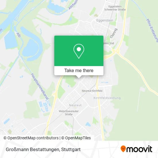 Карта Großmann Bestattungen