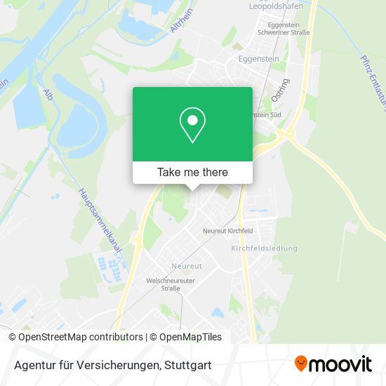 Карта Agentur für Versicherungen