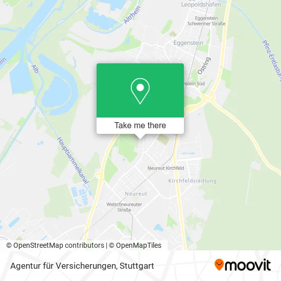 Карта Agentur für Versicherungen