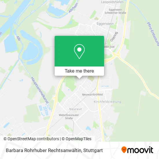 Карта Barbara Rohrhuber Rechtsanwältin