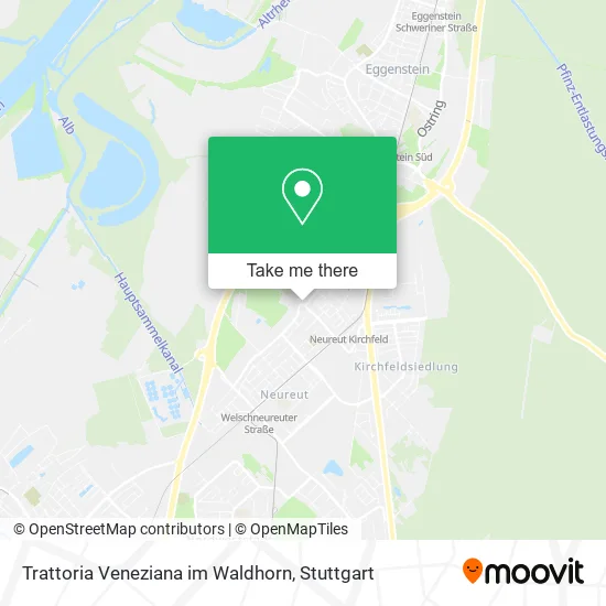 Карта Trattoria Veneziana im Waldhorn