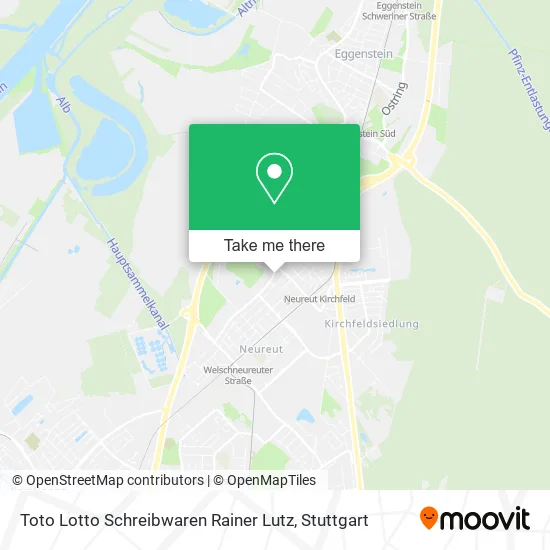 Карта Toto Lotto Schreibwaren Rainer Lutz