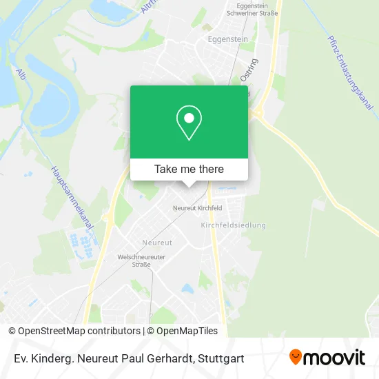 Карта Ev. Kinderg. Neureut Paul Gerhardt