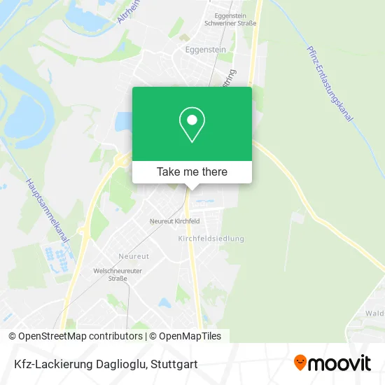 Карта Kfz-Lackierung Daglioglu