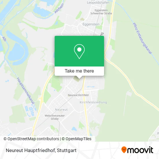 Карта Neureut Hauptfriedhof