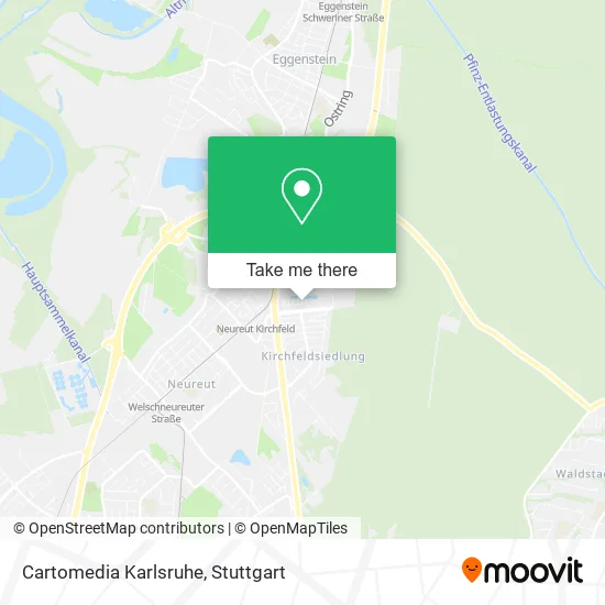 Карта Cartomedia Karlsruhe