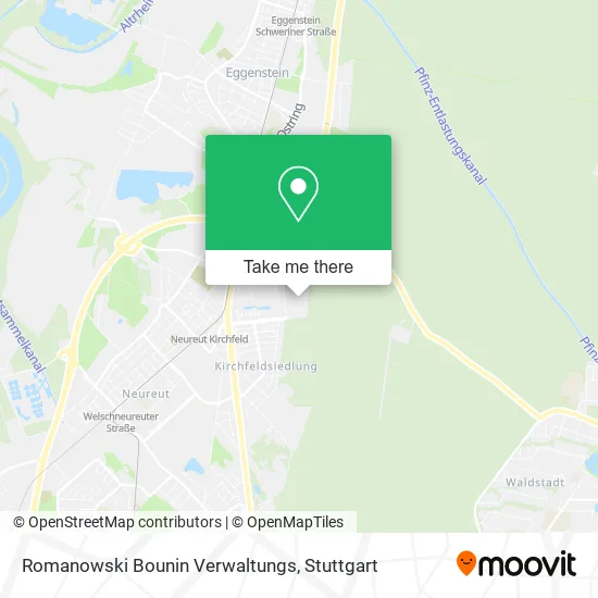 Карта Romanowski Bounin Verwaltungs