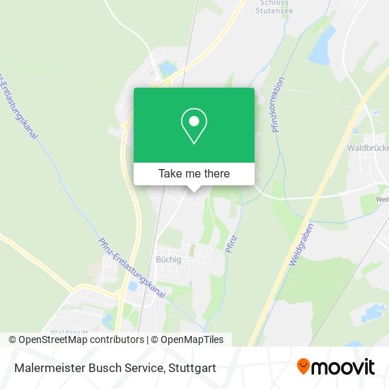 Malermeister Busch Service map