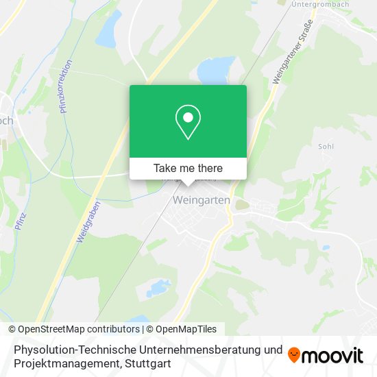 Карта Physolution-Technische Unternehmensberatung und Projektmanagement