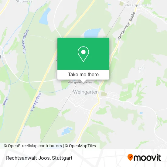 Карта Rechtsanwalt Joos