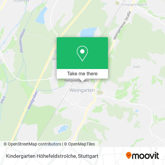 Kindergarten Höhefeldstrolche map