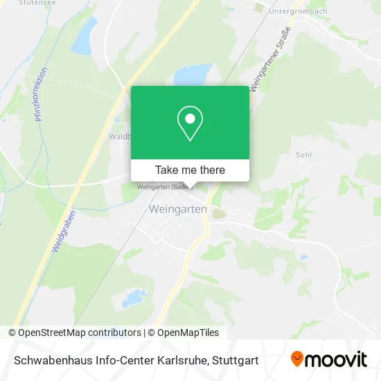 Карта Schwabenhaus Info-Center Karlsruhe