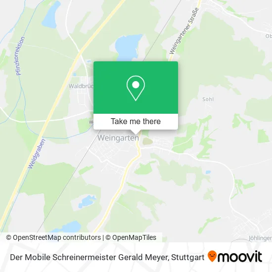 Карта Der Mobile Schreinermeister Gerald Meyer