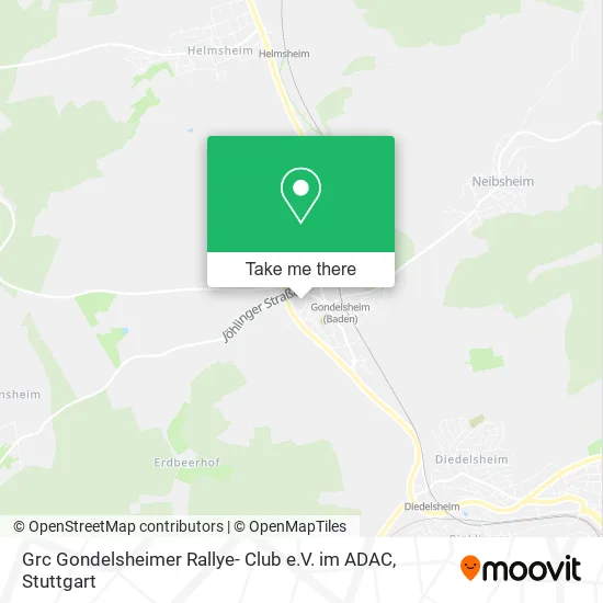Карта Grc Gondelsheimer Rallye- Club e.V. im ADAC