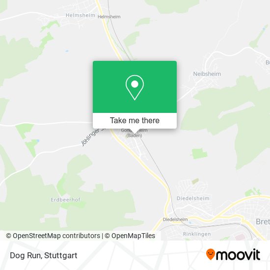 Dog Run map