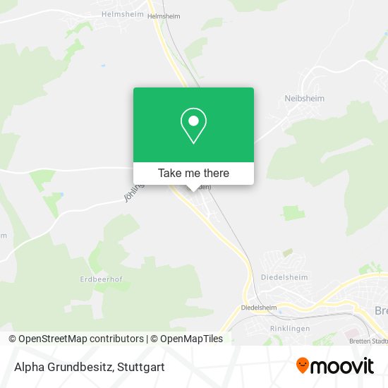Карта Alpha Grundbesitz