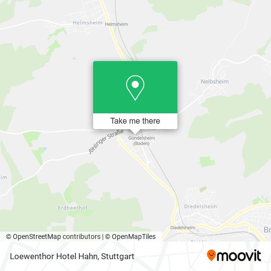 Loewenthor Hotel Hahn map