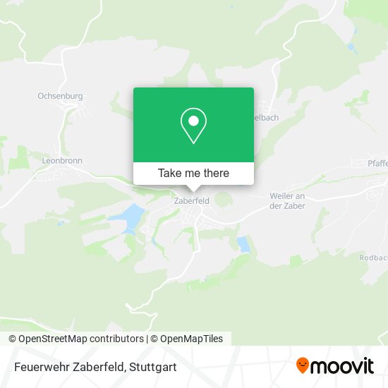 Feuerwehr Zaberfeld map