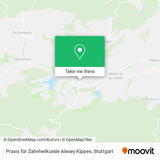 Praxis für Zahnheilkunde Alexey Kippes map