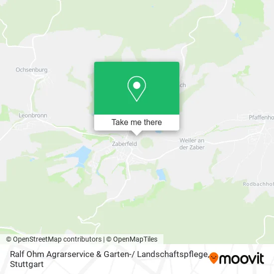 Карта Ralf Ohm Agrarservice & Garten-/ Landschaftspflege