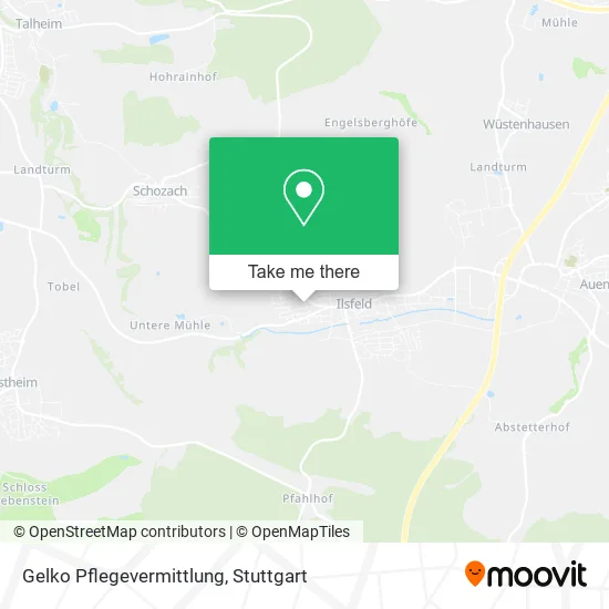 Карта Gelko Pflegevermittlung