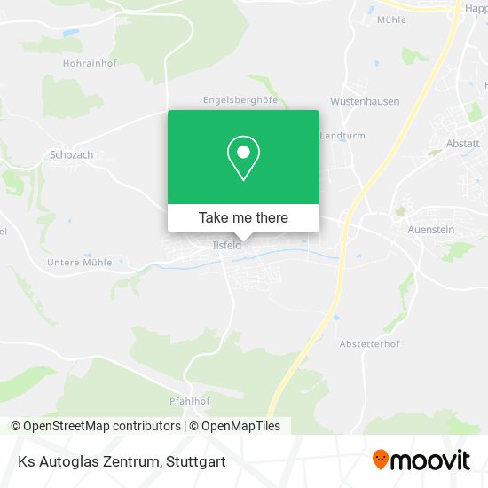 Ks Autoglas Zentrum map