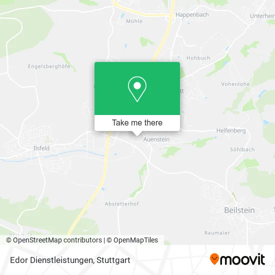 Карта Edor Dienstleistungen