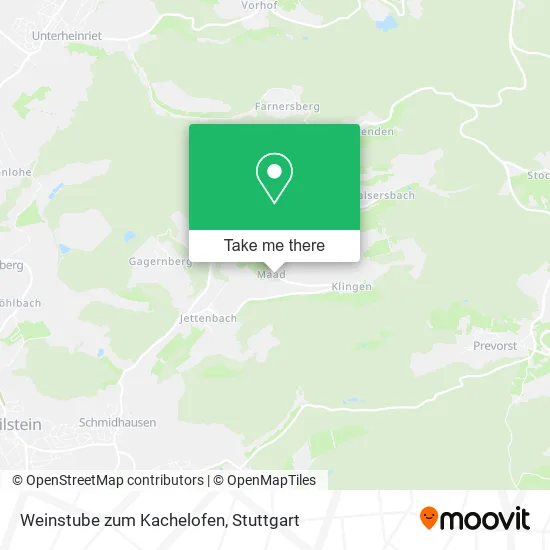 Карта Weinstube zum Kachelofen