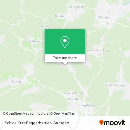 Карта Schick Kurt Baggerbetrieb