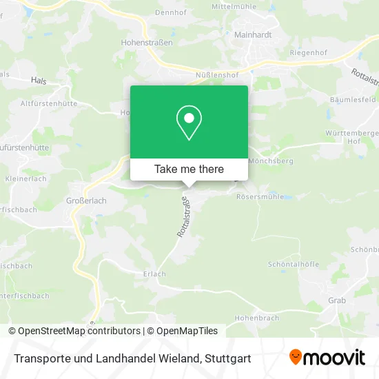 Карта Transporte und Landhandel Wieland