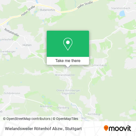 Карта Wielandsweiler Rötenhof Abzw.
