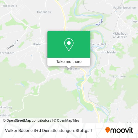 Volker Bäuerle S+d Dienstleistungen map