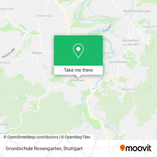 Grundschule Rosengarten map