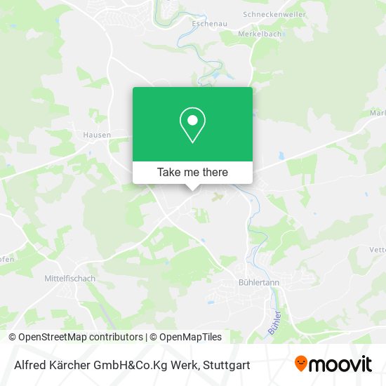 Alfred Kärcher GmbH&Co.Kg Werk map