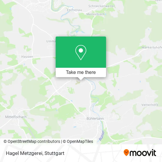 Карта Hagel Metzgerei