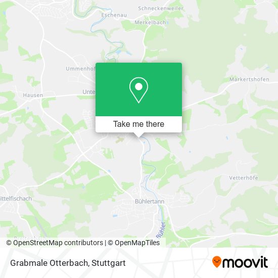 Grabmale Otterbach map