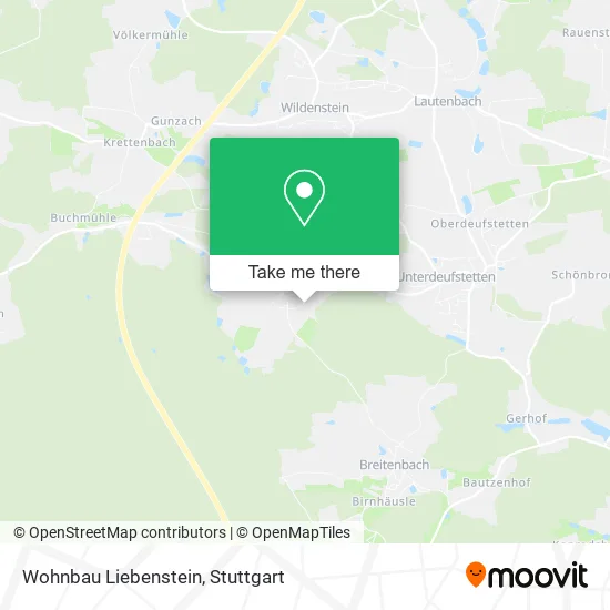 Карта Wohnbau Liebenstein