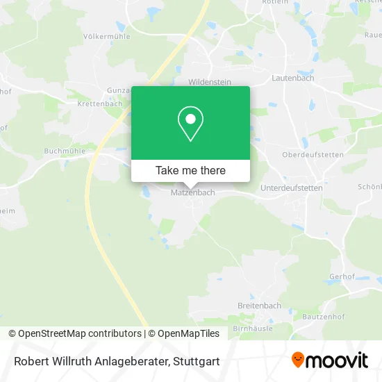Карта Robert Willruth Anlageberater