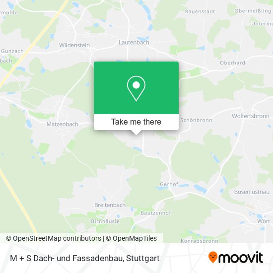 M + S Dach- und Fassadenbau map