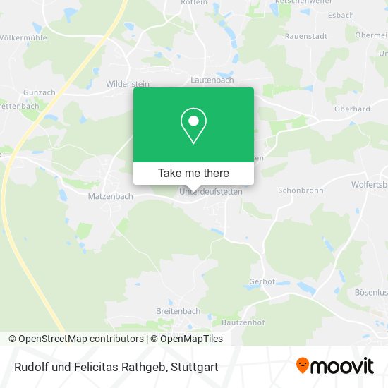 Rudolf und Felicitas Rathgeb map