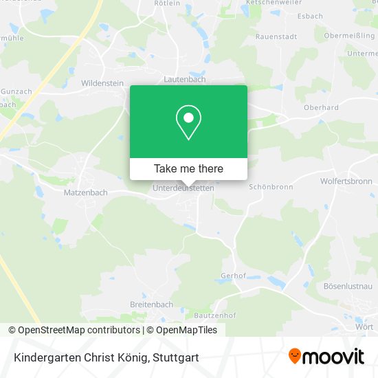 Kindergarten Christ König map