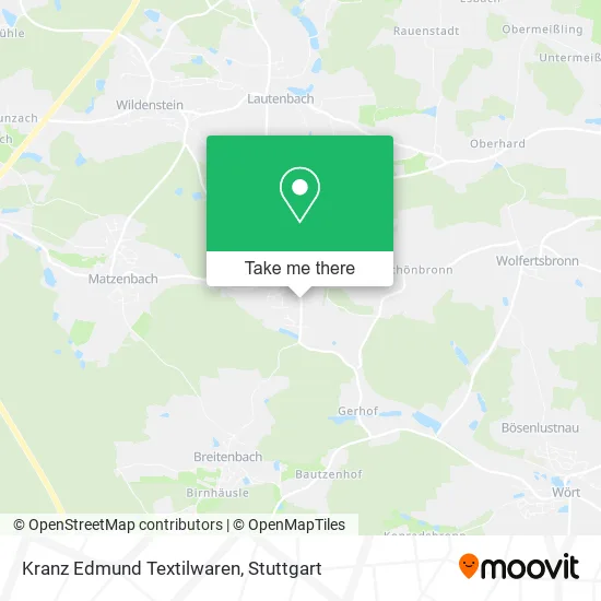 Карта Kranz Edmund Textilwaren