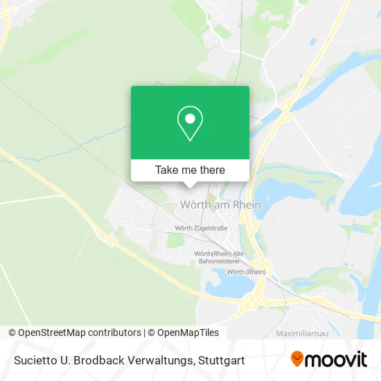 Карта Sucietto U. Brodback Verwaltungs